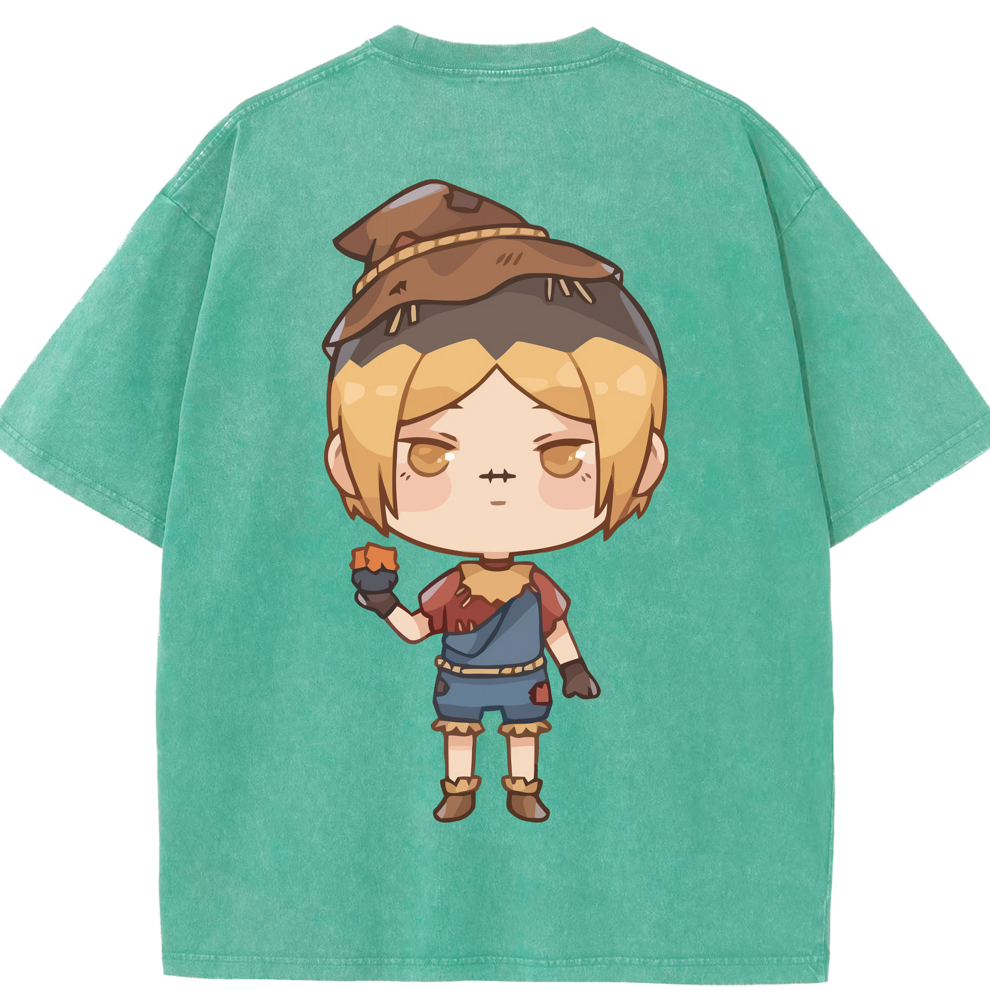 （画像用） ハイキュー!! Haikyu!! 綿100% ヴィンテージ風 半袖Tシャツ（背面プリント）